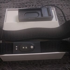 Black Fitness Tracker with Charging Dock